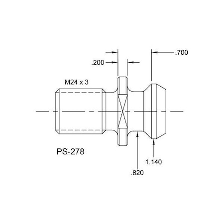 Tj Davies Co Solid Retention Knob PS-278